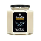 Cool Water Scented Candle in Hexagonal Jar